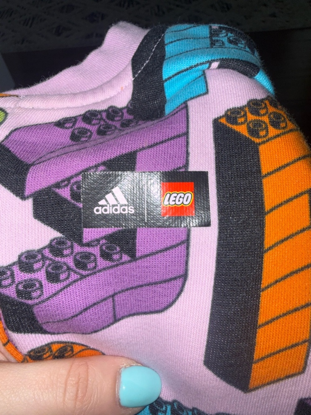 Adidas Legos Snap Baby Outfit Size 6 Month - Picture 4 of 4